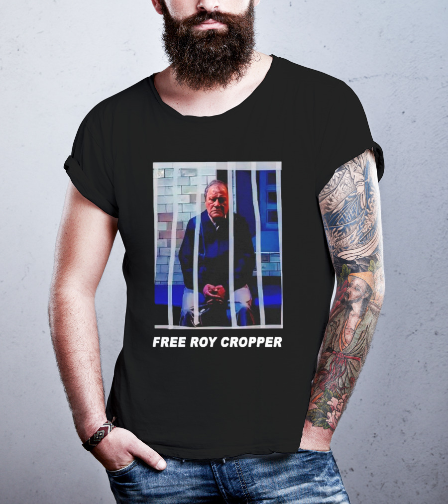 Coronation Street Free Roy Cropper Jail Image T-Shirt