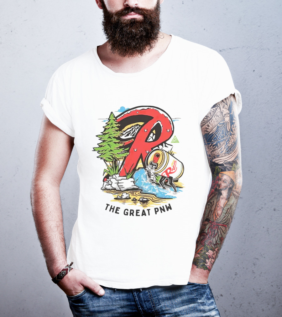 Rainier Beer The Great PNW Adventure Refresh T-Shirt