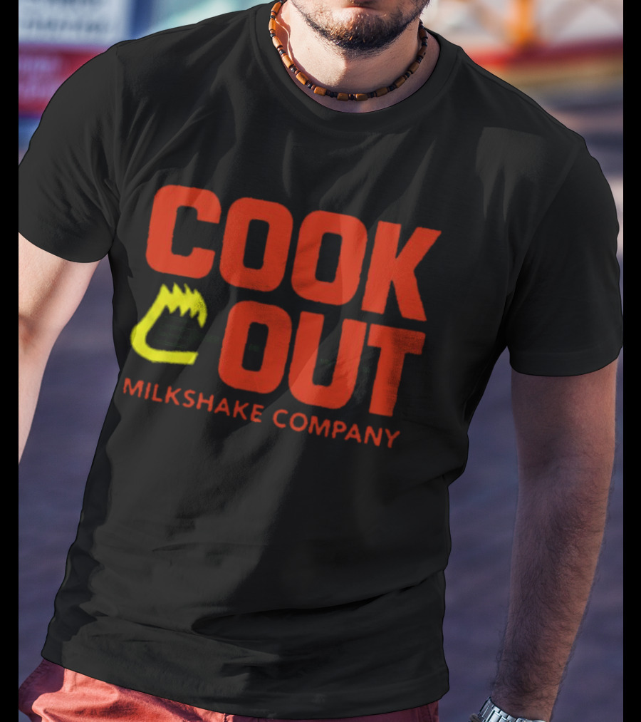 Cook Out Milkshake Company Grilled Flame T-Shirt