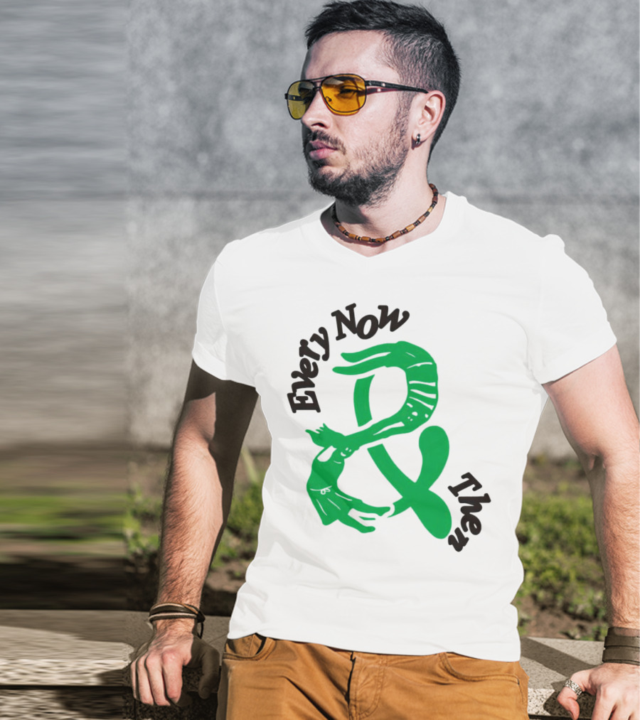 Every Now And Then Skeleton Green Dance T-Shirt