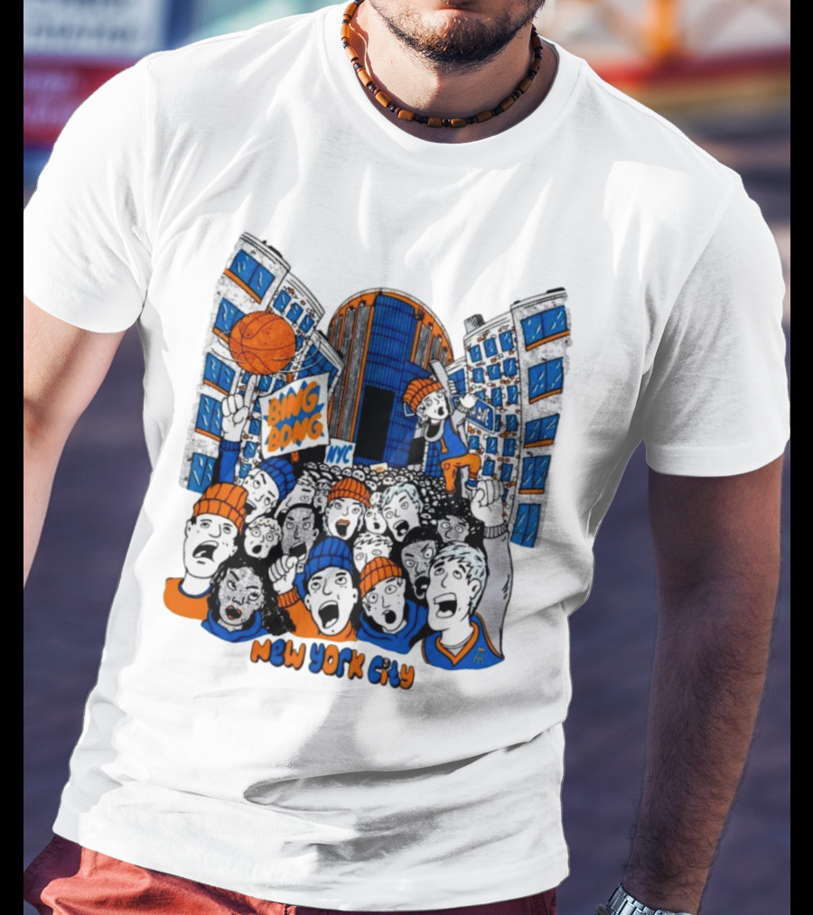 New York City Knicks NBA Bang Bong NYC Basketball Fans T-Shirt