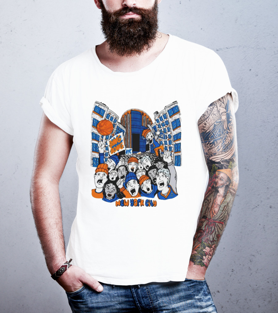 New York City Knicks NBA Bang Bong NYC Basketball Fans T-Shirt