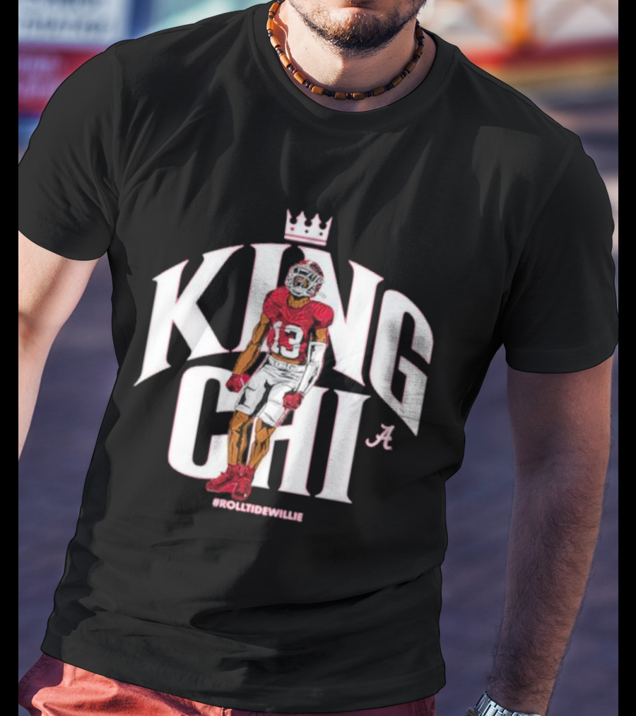 King Chi #RollTideWillie Alabama Crimson Tide T-Shirt