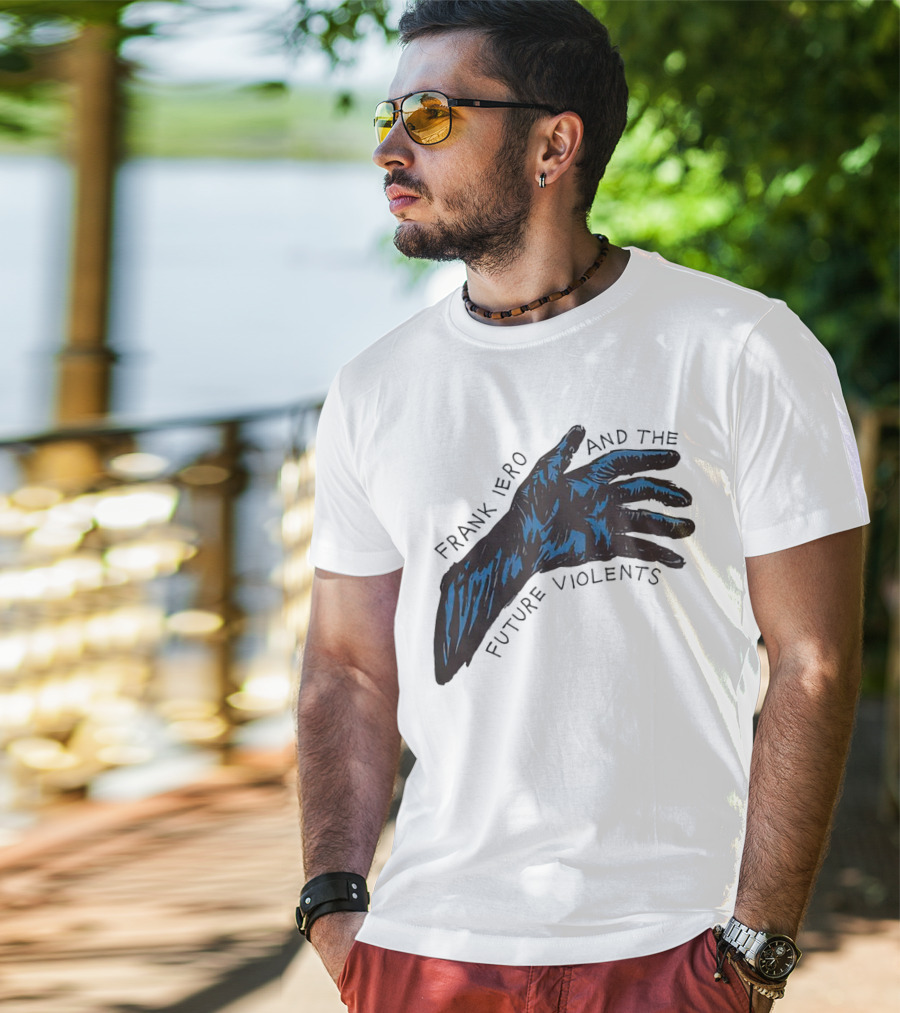 Frank Iero And The Future Violents Blue Hand T-Shirt