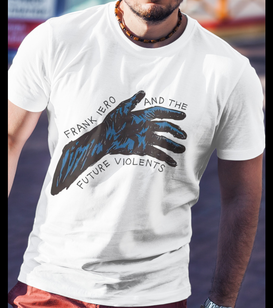 Frank Iero And The Future Violents Blue Hand T-Shirt