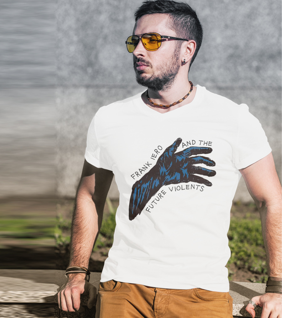 Frank Iero And The Future Violents Blue Hand T-Shirt