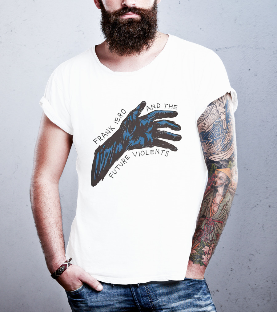Frank Iero And The Future Violents Blue Hand T-Shirt