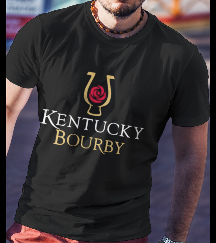 Kentucky Bourby Horseshoe Rose Bourbon T-Shirt