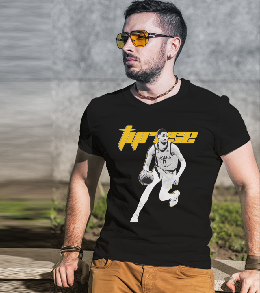 Tyrese Haliburton 0 Indiana Pacers Basketball Player T-Shirt