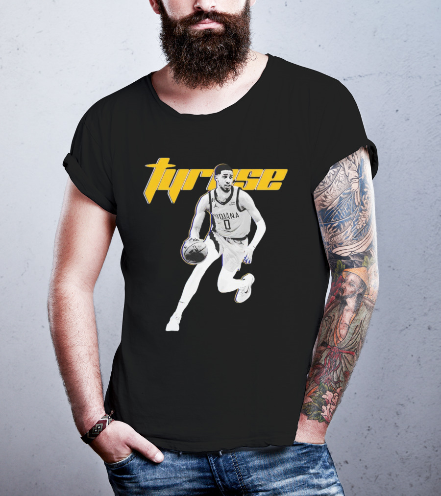 Tyrese Haliburton 0 Indiana Pacers Basketball Player T-Shirt