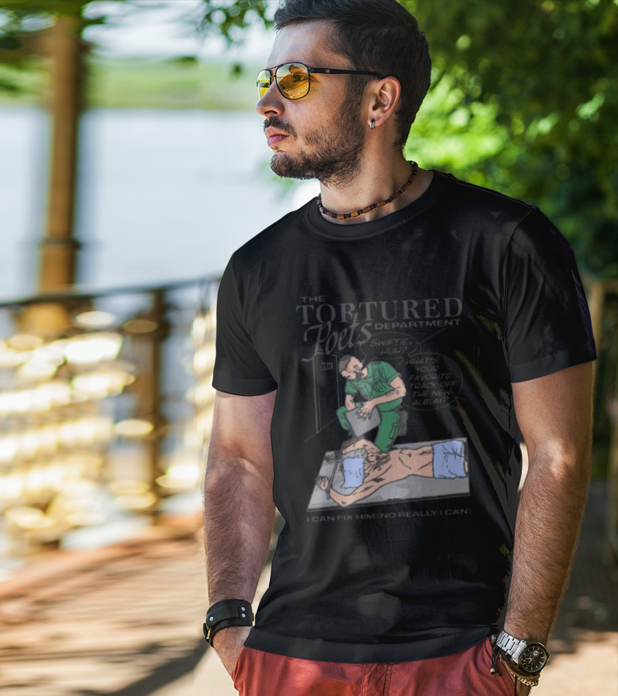 The Tortured Poets Department I Can Fix Him Really Swiftie Huh What's Your Favorite New Album Track T-Shirt