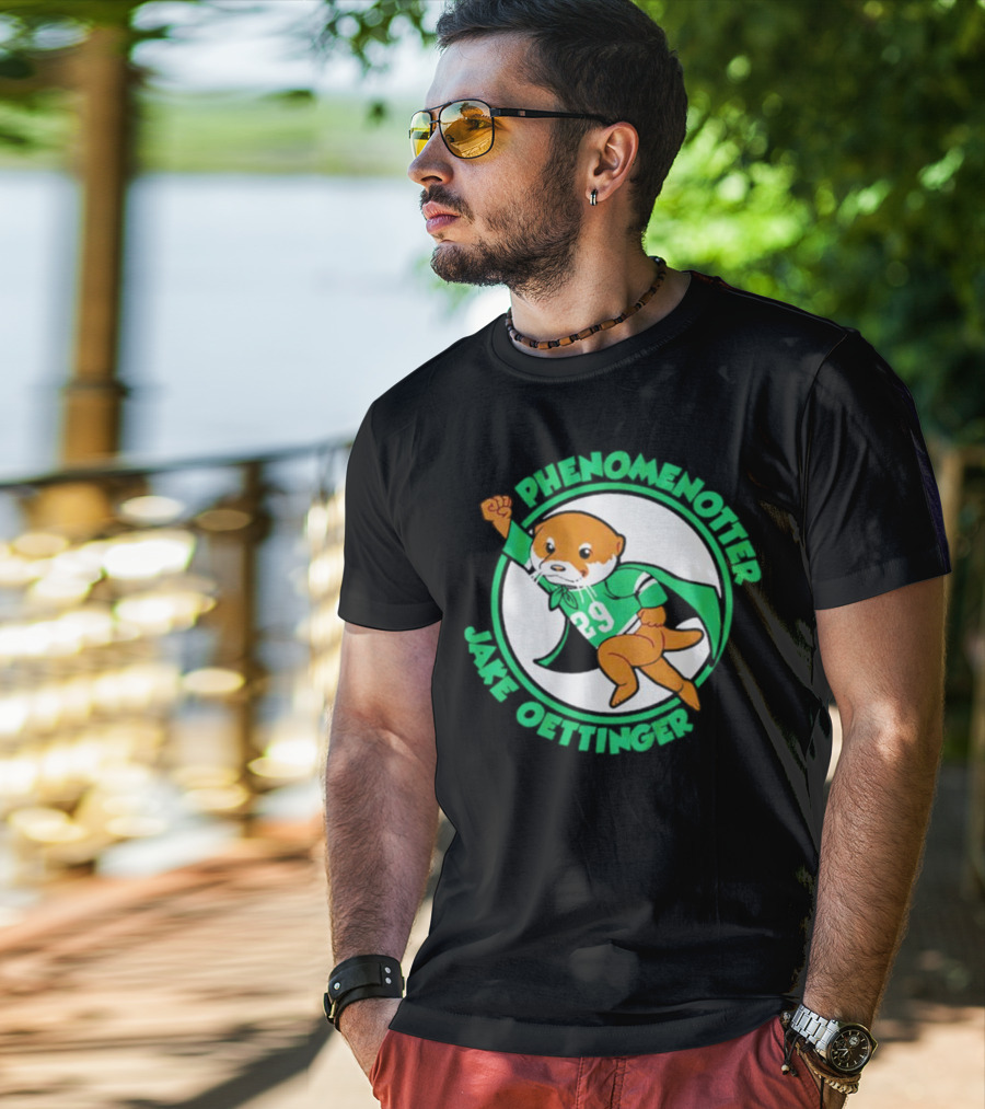 Dallas Stars Jake Oettinger Phenomenotter 29 Superhero Otter T-Shirt