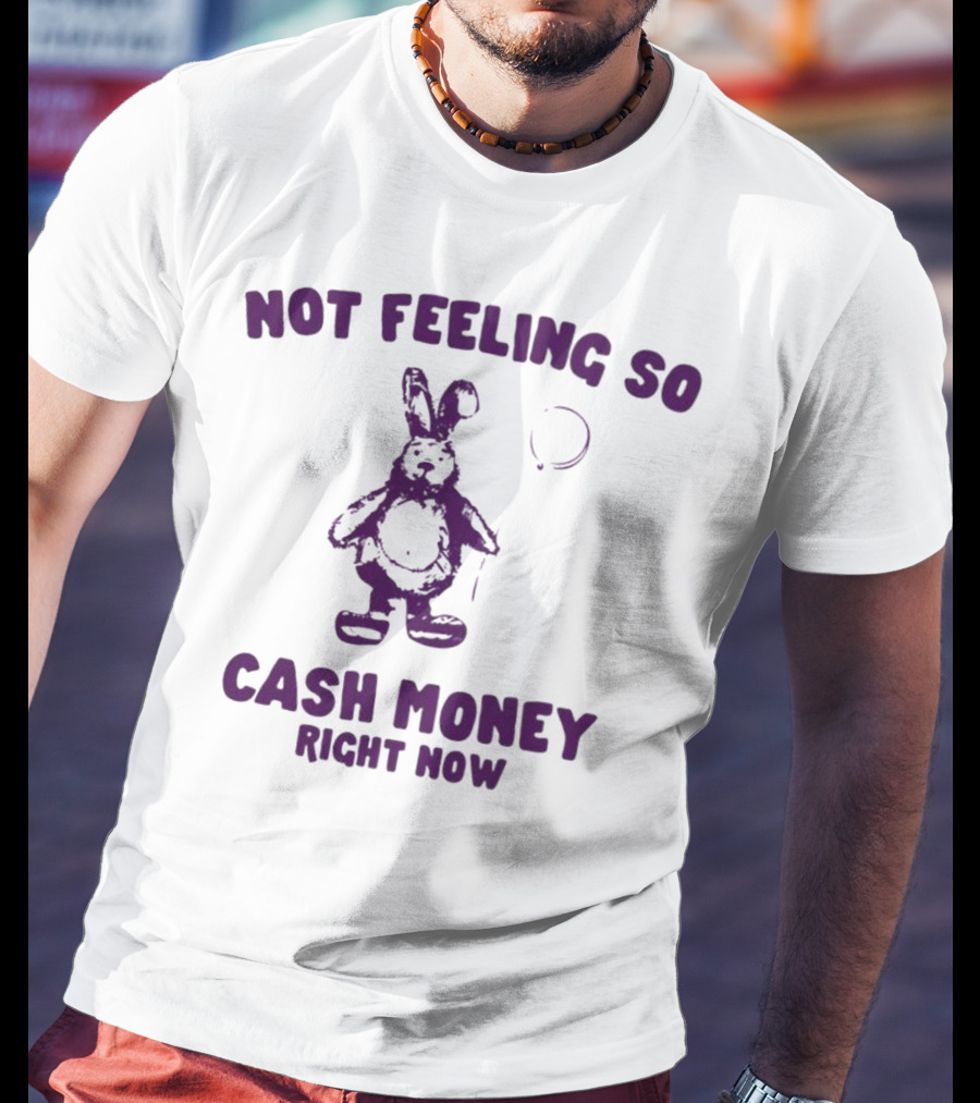 Bunny Not Feeling So Cash Money Right Now T-Shirt