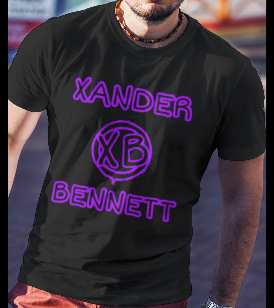 Xander Bennett XB Drip Neon Circle T-Shirt