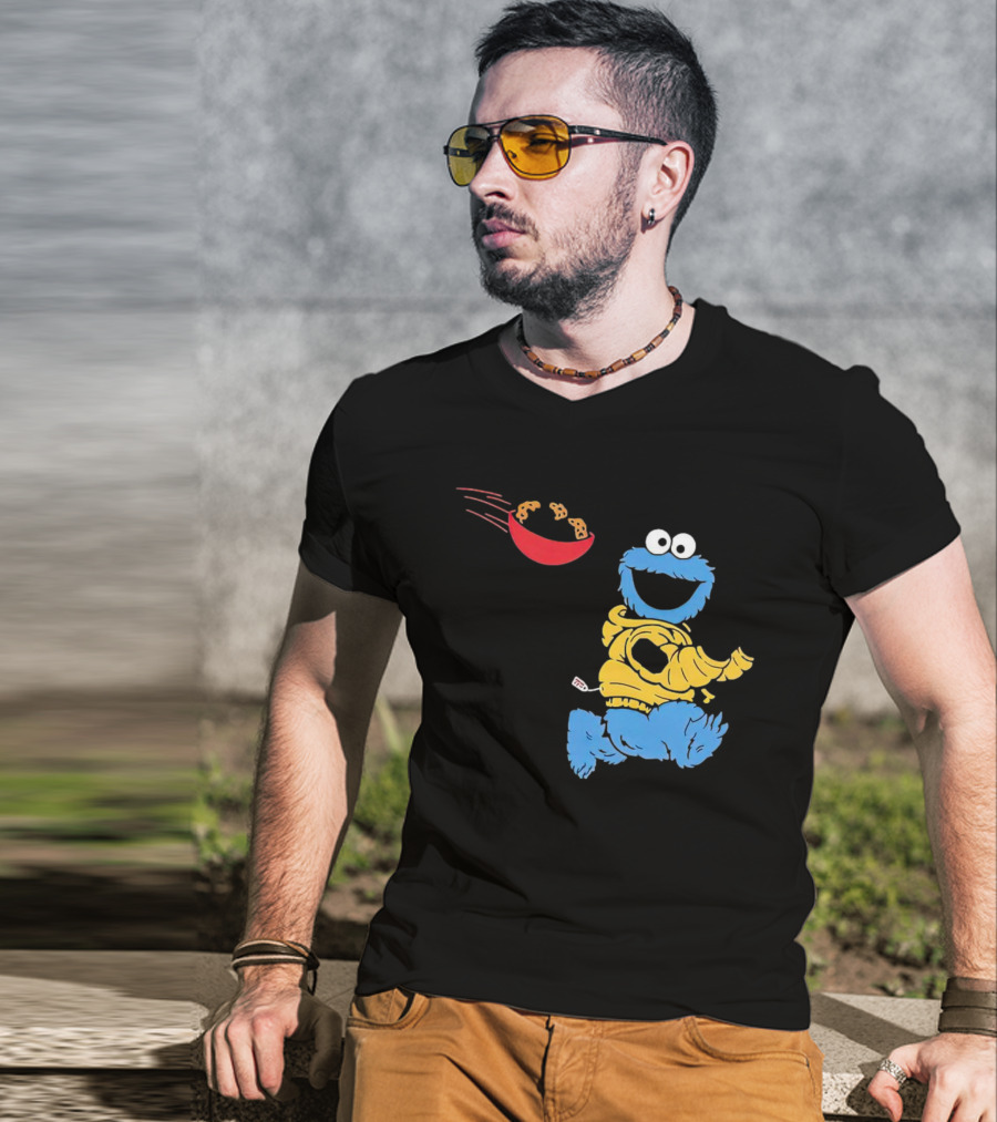 Catch Monster Chasing Cookie Bowl T-Shirt