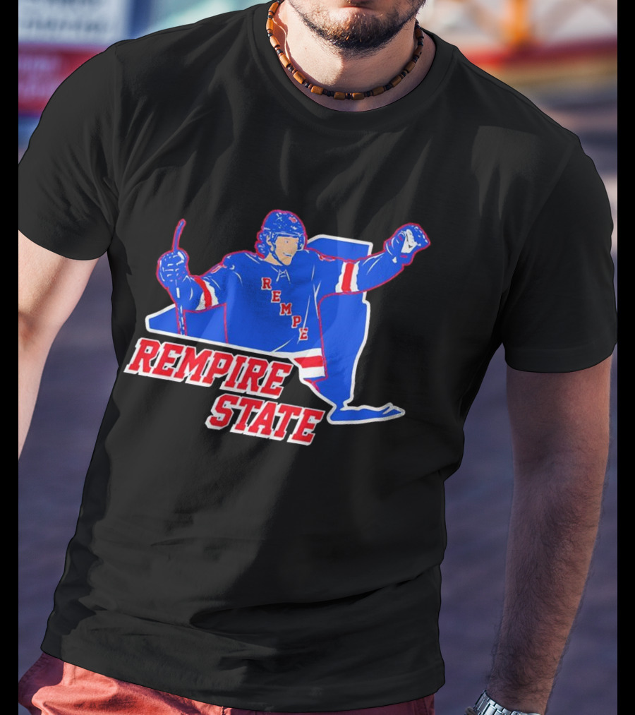 Matt Rempe Rempire State Hockey New York Rangers T-Shirt