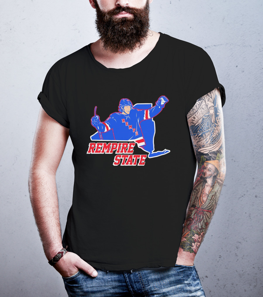 Matt Rempe Rempire State Hockey New York Rangers T-Shirt