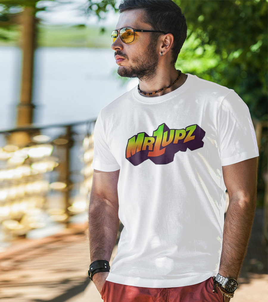 Mr1upz Shagadelic Retro Gradient Text T-Shirt