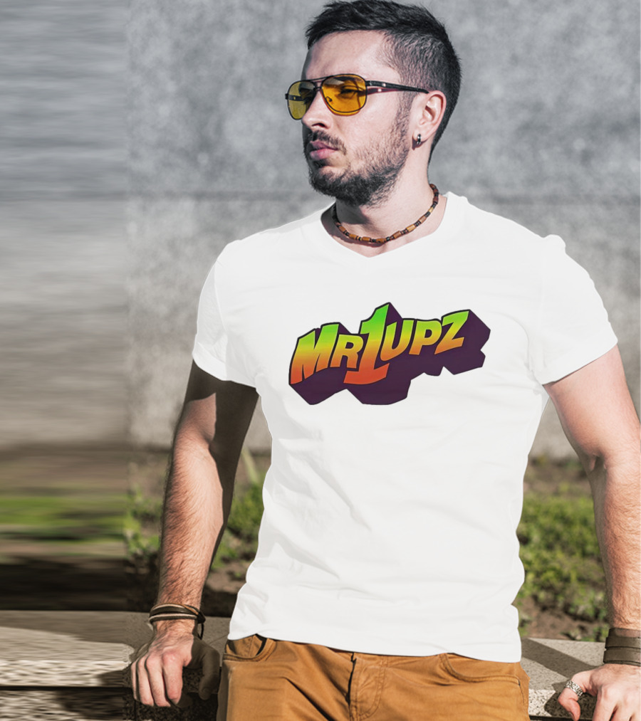Mr1upz Shagadelic Retro Gradient Text T-Shirt