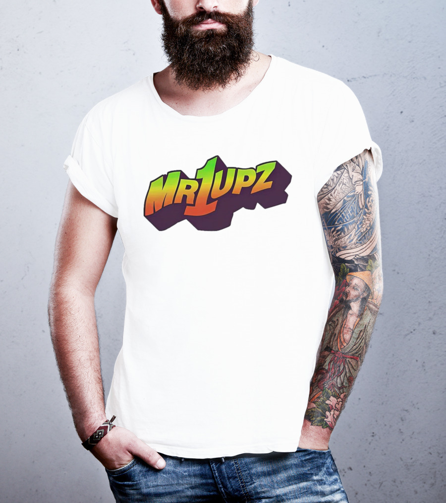 Mr1upz Shagadelic Retro Gradient Text T-Shirt
