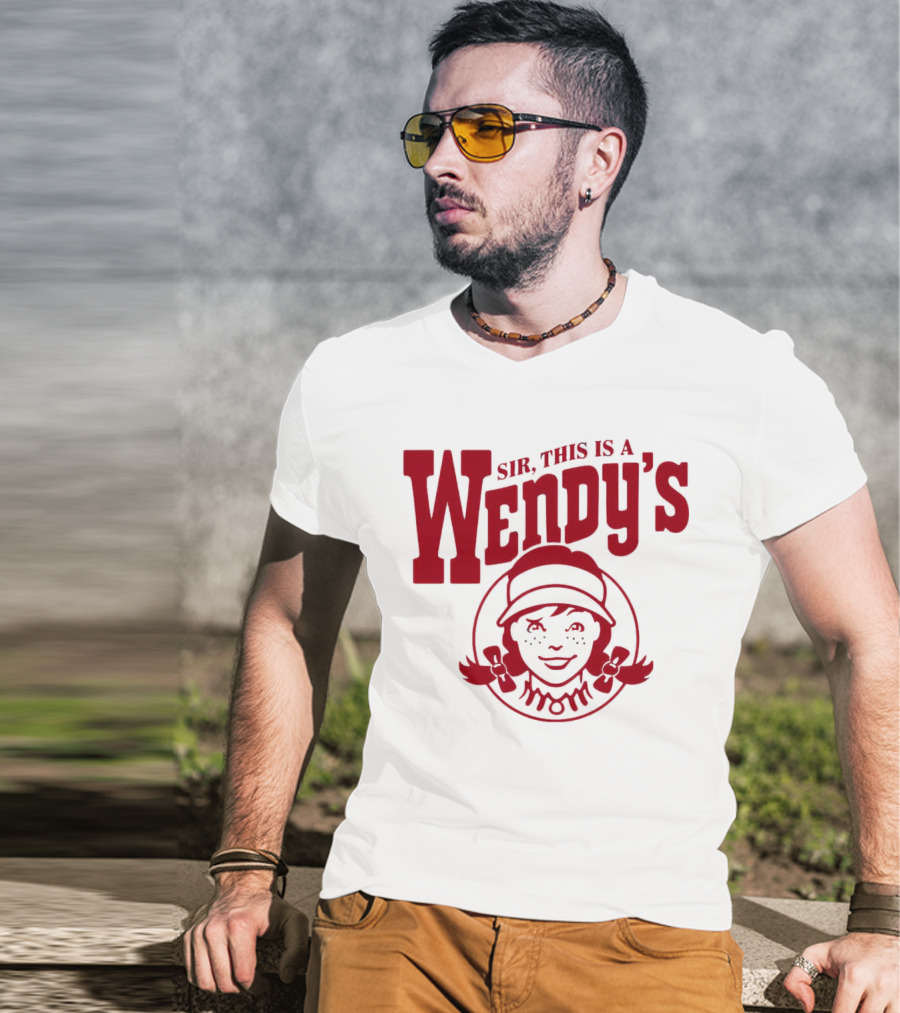 Sir This Is A Wendy’s Logo With Iconic Branding T-Shirt