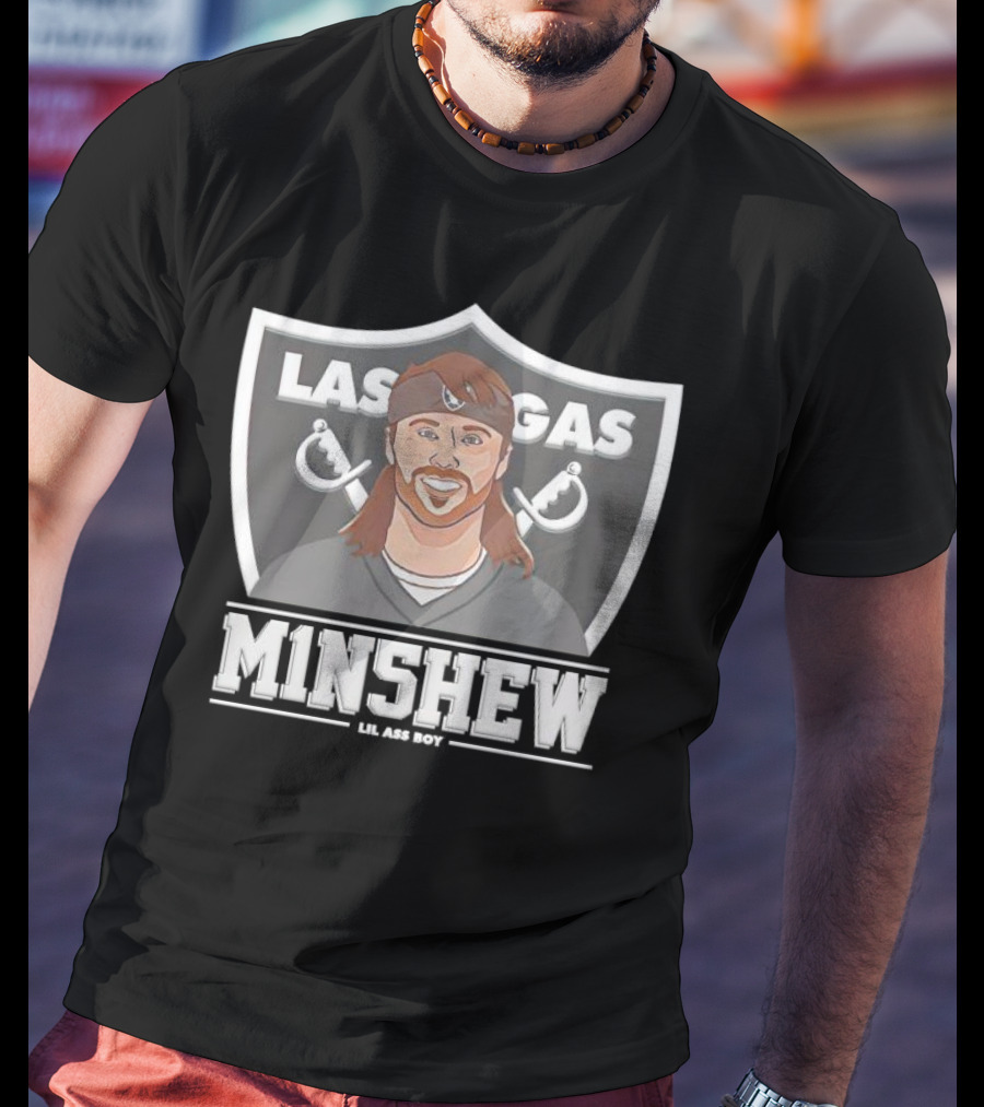 Las Vegas Raiders Minshew M1N5HEW Lil Ass Boy T-Shirt