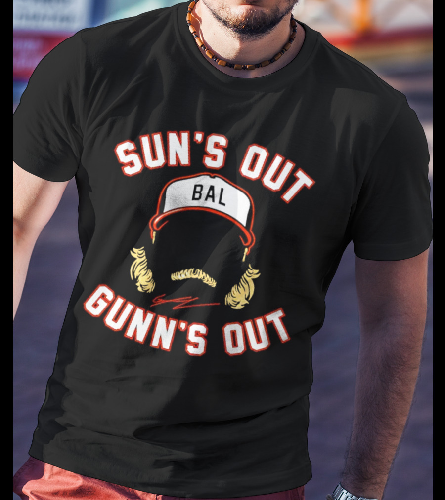 Gunnar Henderson Sun’s Out Gunn’s Out BAL Cap T-Shirt