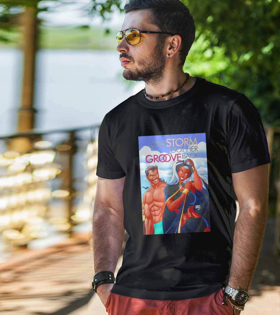 How Storm Got Her Groove Back Comic Style Cover T-Shirt