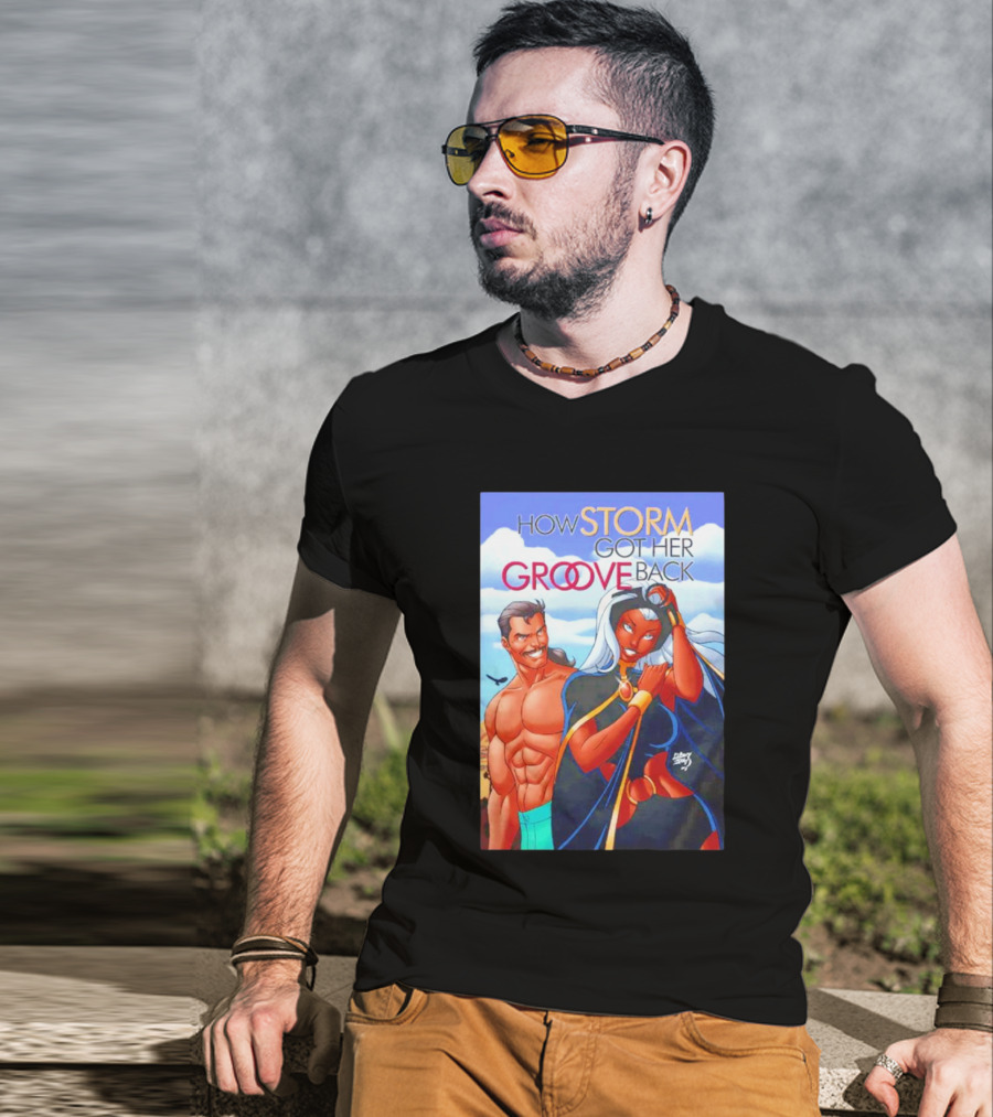 How Storm Got Her Groove Back Comic Style Cover T-Shirt