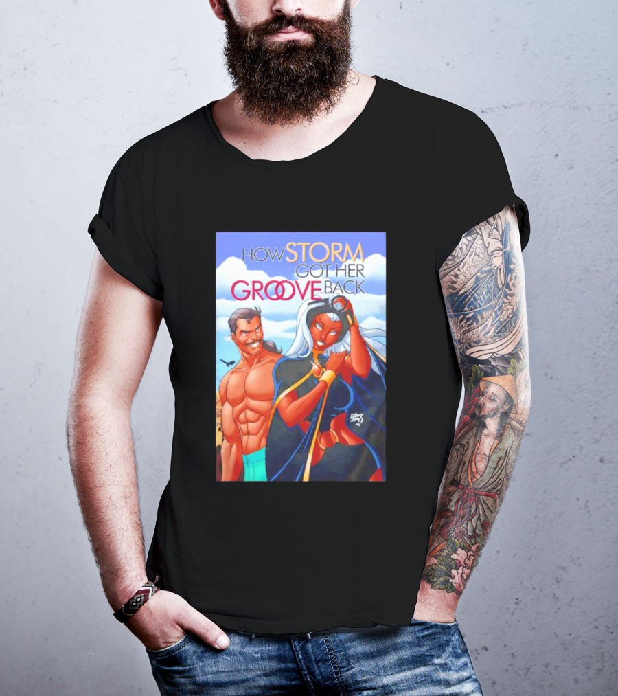How Storm Got Her Groove Back Comic Style Cover T-Shirt