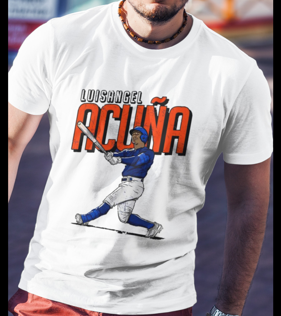 Luisangel Acuna Baseball Hitter Action T-Shirt