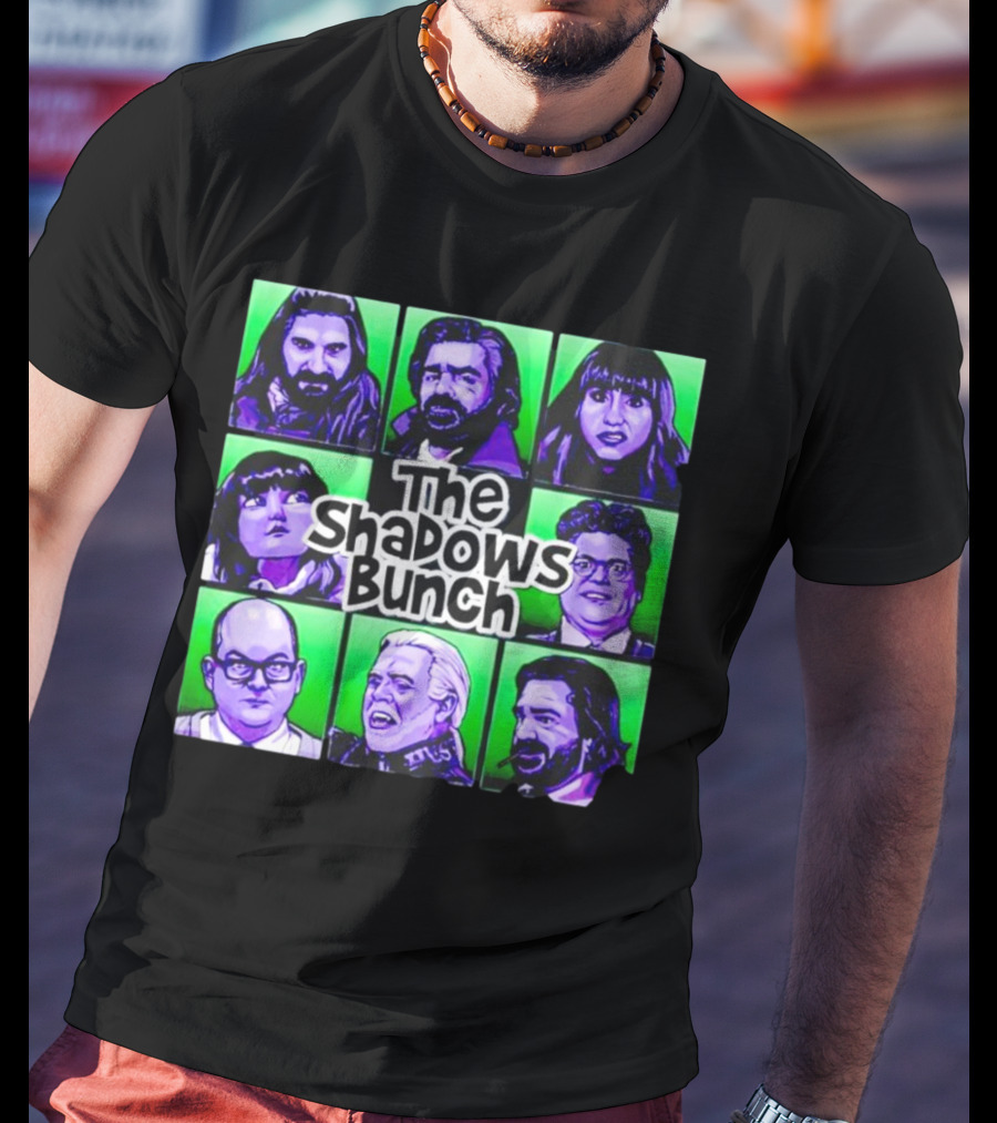 The Shadows Bunch Characters Pop Art Collage T-Shirt