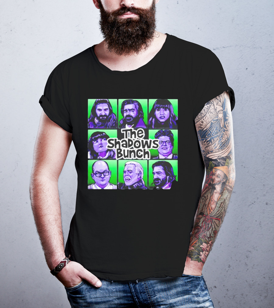 The Shadows Bunch Characters Pop Art Collage T-Shirt