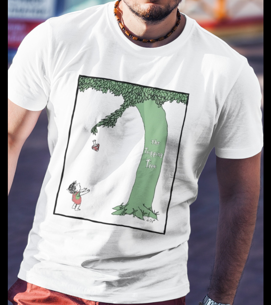 The Tripping Tree Heart Exchange Green Animation T-Shirt
