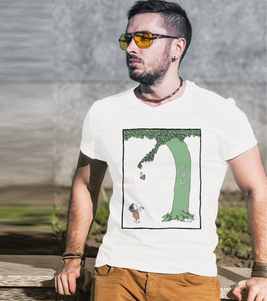 The Tripping Tree Heart Exchange Green Animation T-Shirt