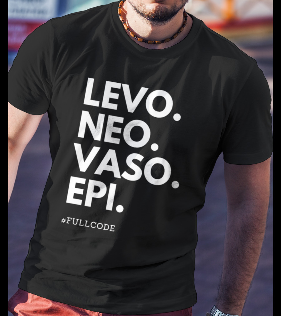 Levo Neo Vaso Epi Fullcode Text T-Shirt