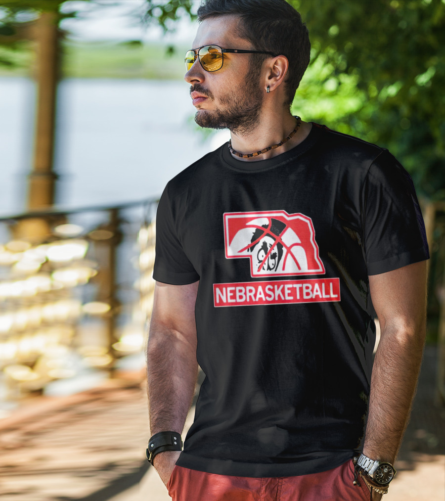 Abbie Something Basketball Nebraska Nebrasketball T-Shirt