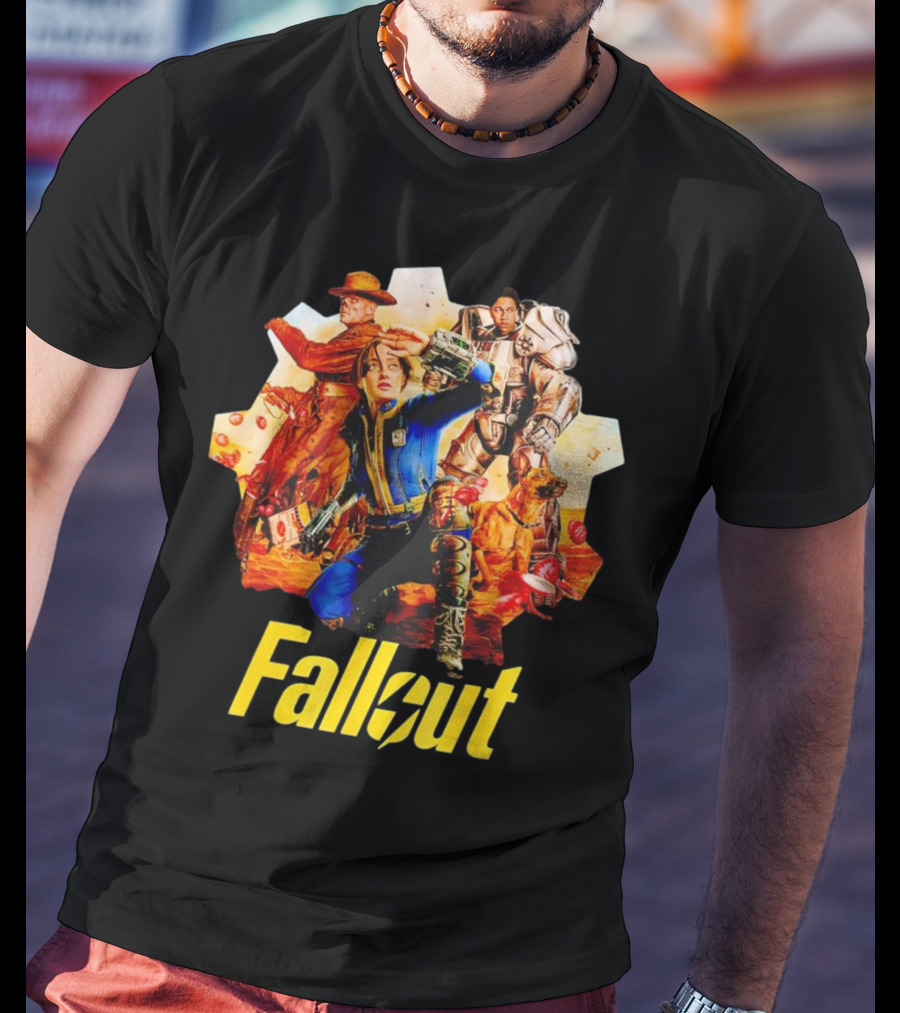 Fallout New Vegas Power Armor Dog旅者 T-Shirt