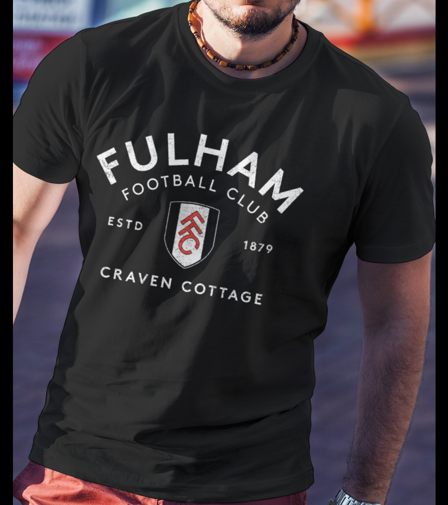 Fulham Football Club Estd 1879 Craven Cottage T-Shirt