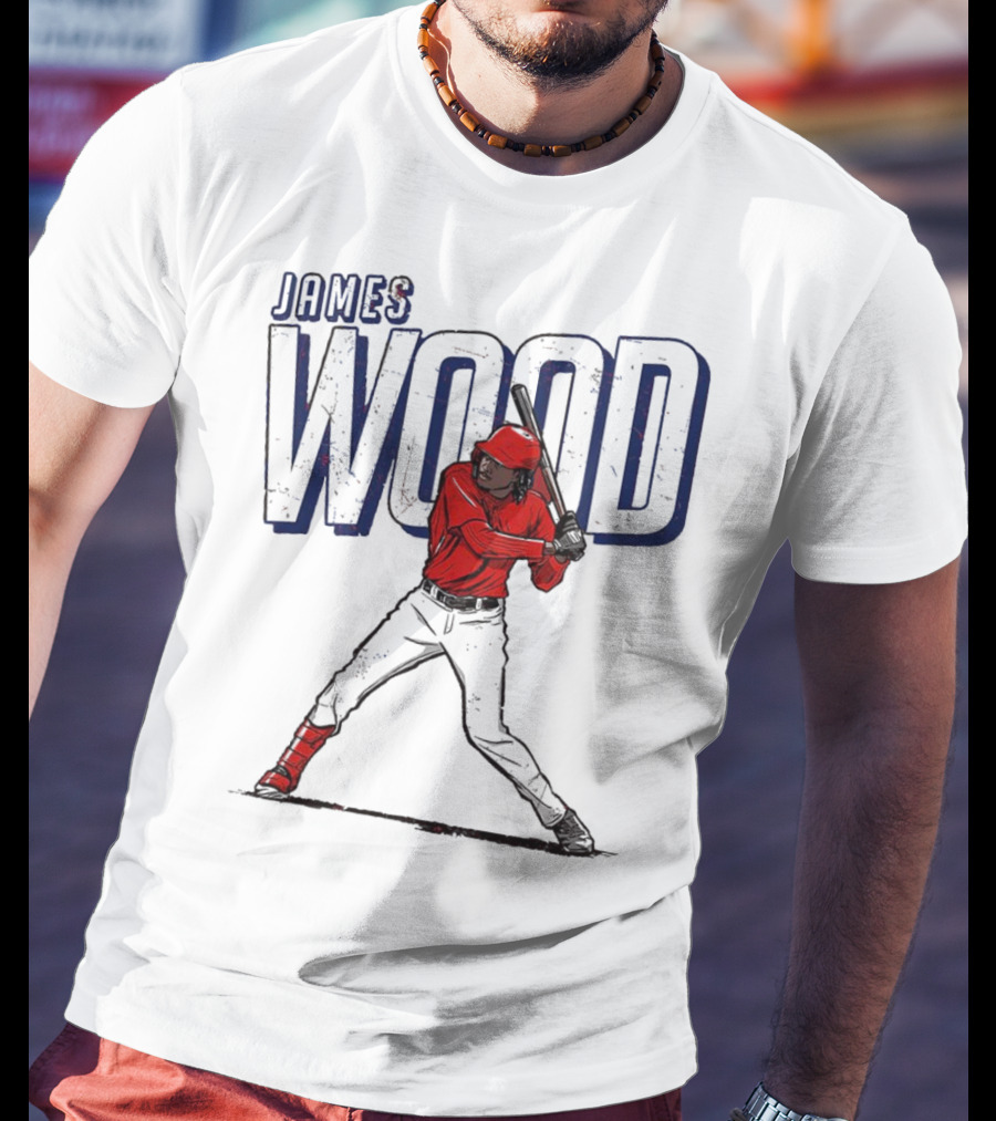 James Wood Washington Nationals Baseball Player T-Shirt