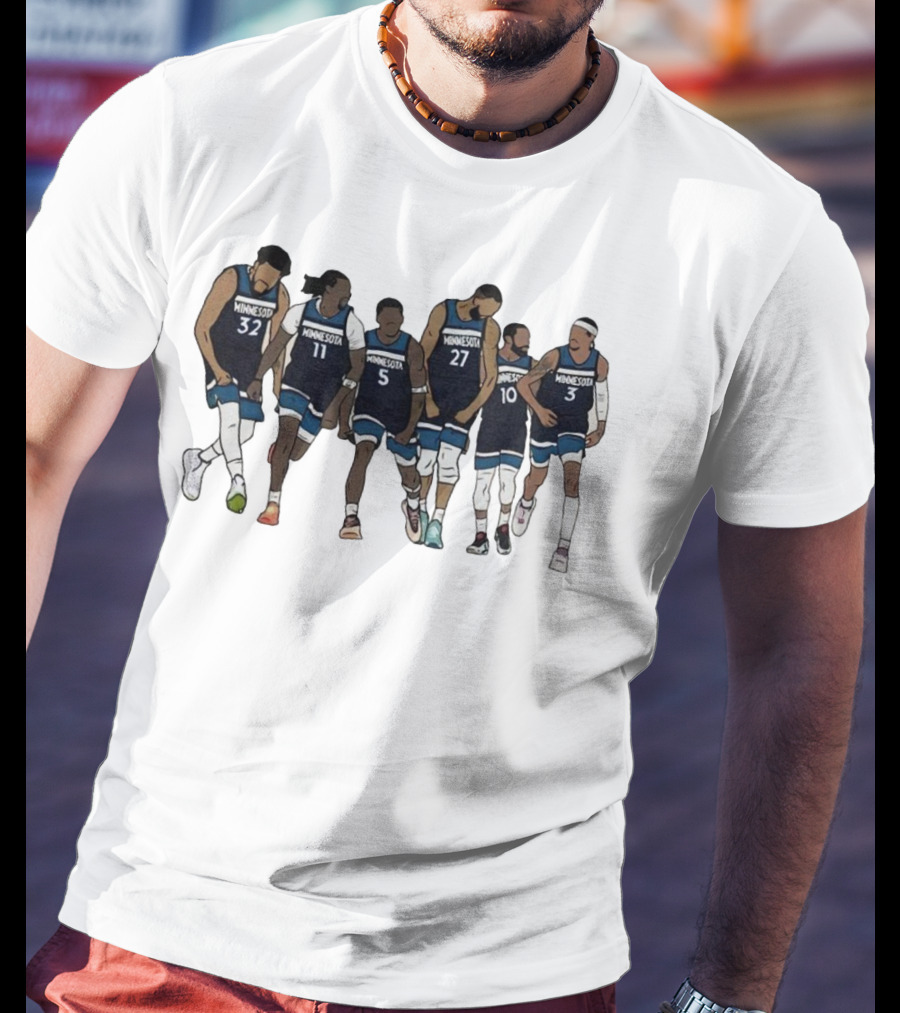 Kat Naz Ant Rudy Conley Amp Mcdaniels Minnesota Basketball Team Players T-Shirt