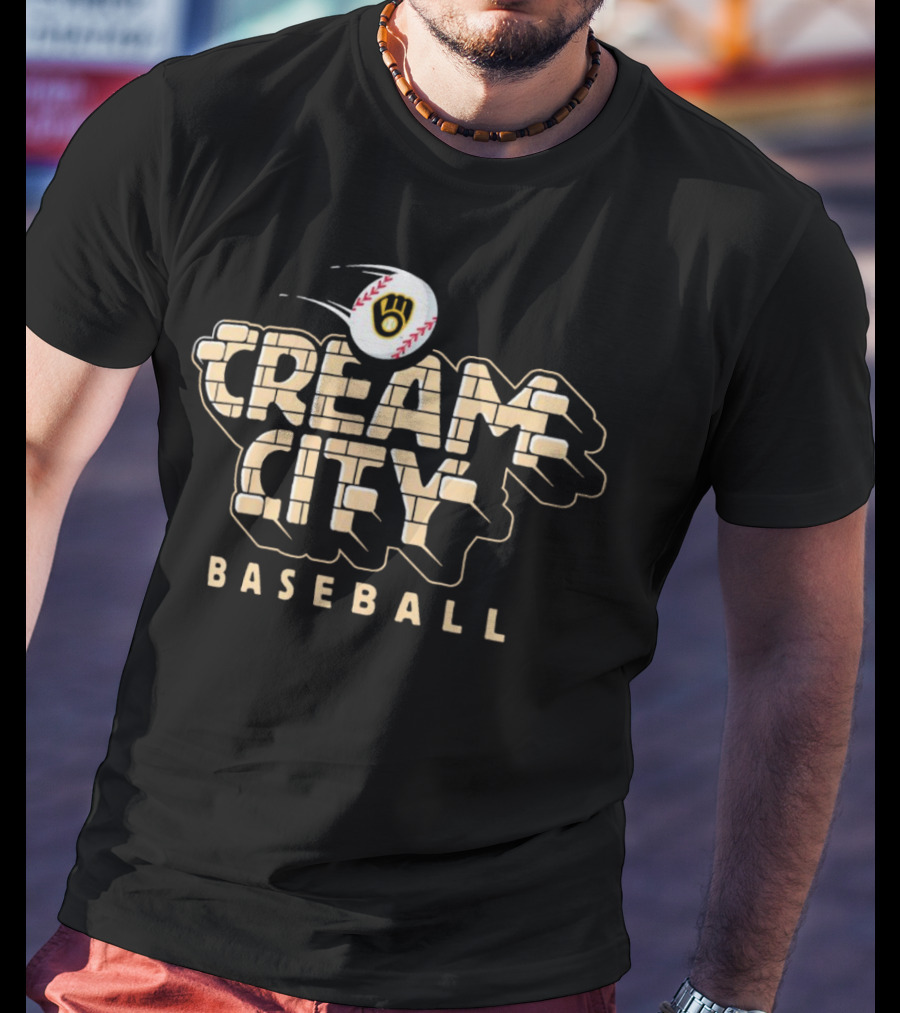 Milwaukee Brewers Cream City Baseball T-Shirt
