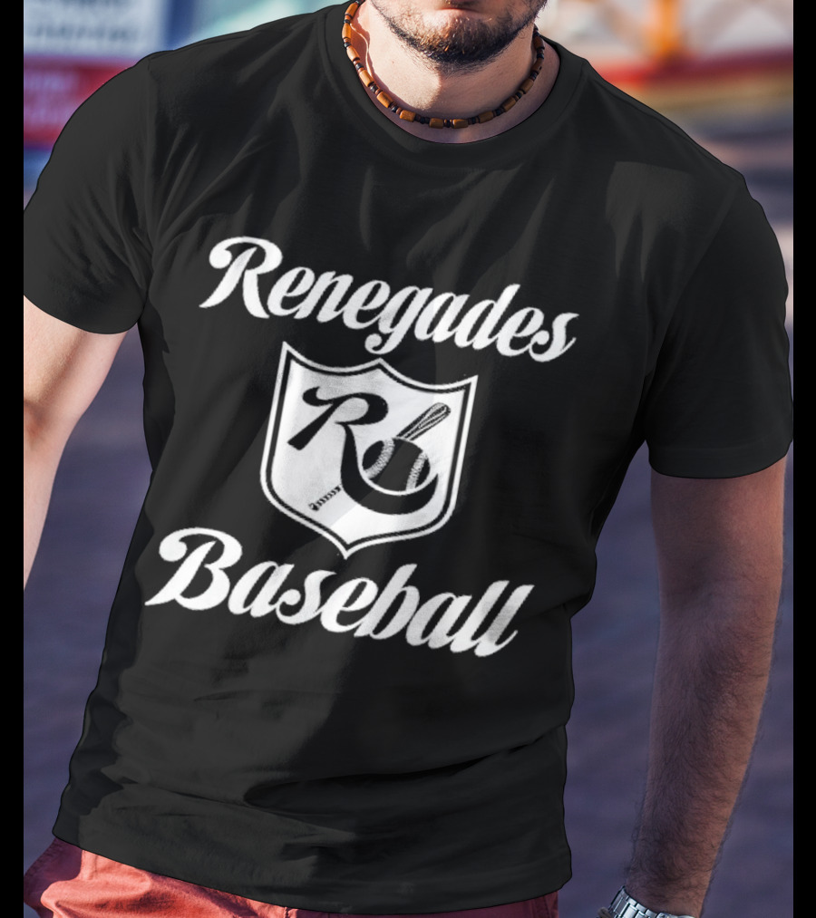 Renegades Baseball Steve Bartman Incident Shield T-Shirt