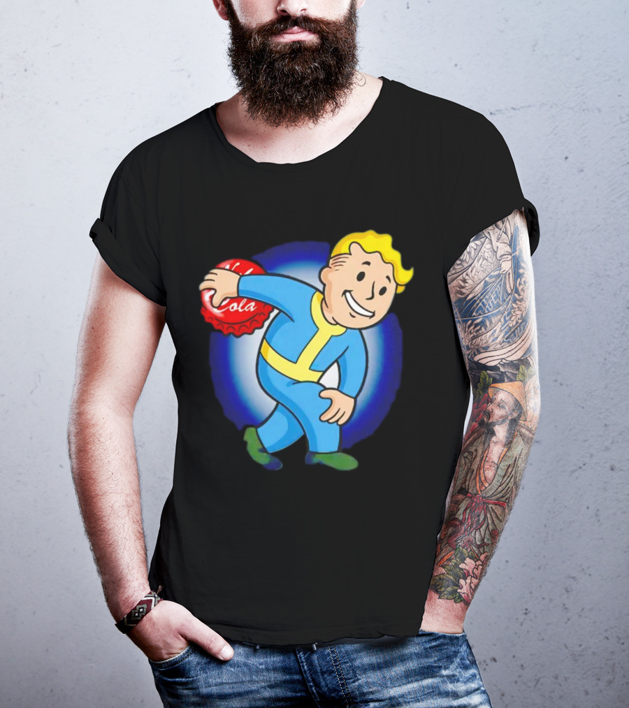 Vault Boy Nuka Cola Discobolus Pose T-Shirt