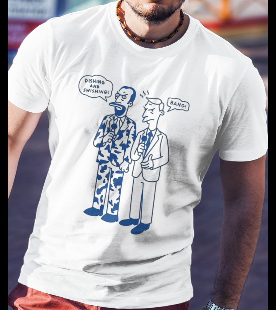 Dishing And Swishing Bang Speech Bubble Duo T-Shirt