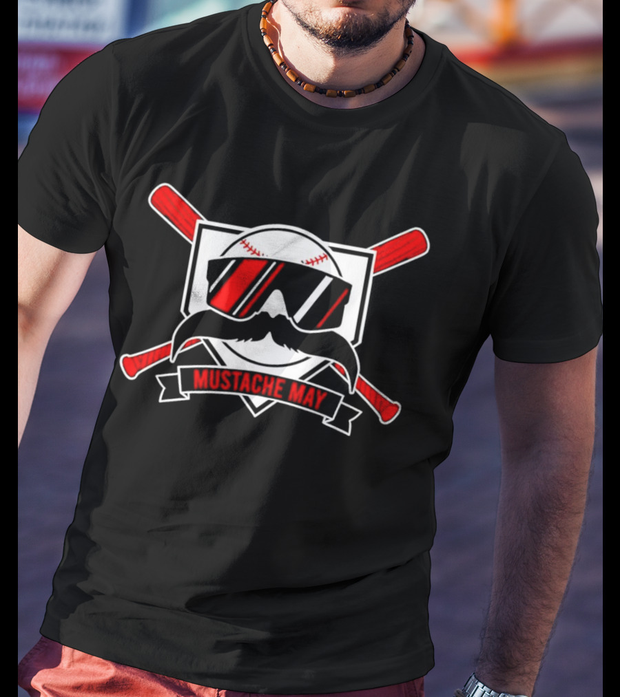 Mustache May San Francisco Giants Baseball T-Shirt