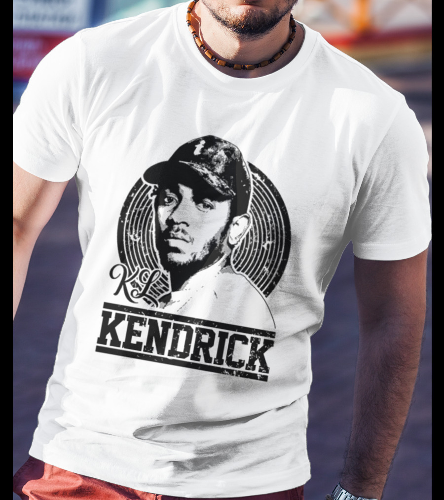 Kendrick Lamar KL Iconic Tribute Circular T-Shirt