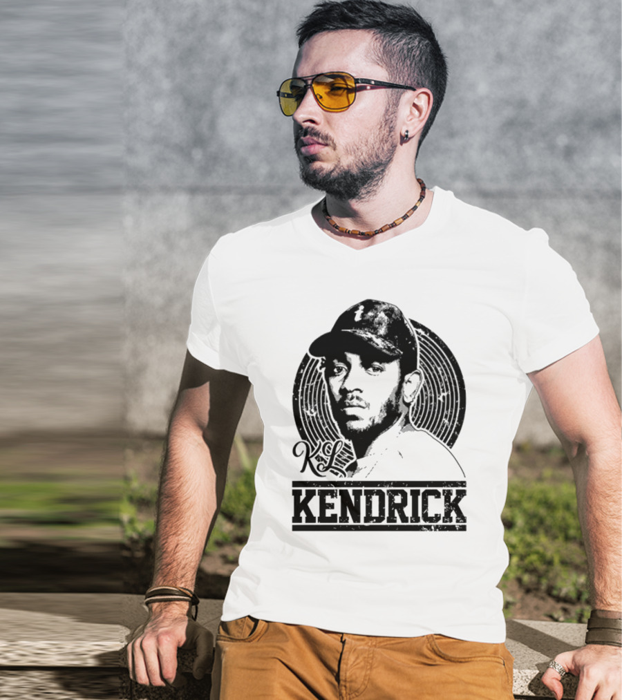 Kendrick Lamar KL Iconic Tribute Circular T-Shirt