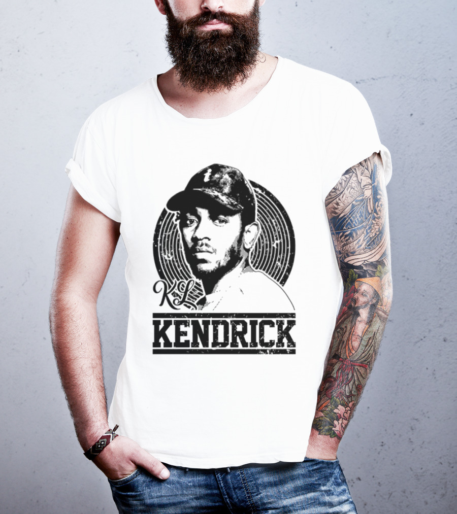 Kendrick Lamar KL Iconic Tribute Circular T-Shirt