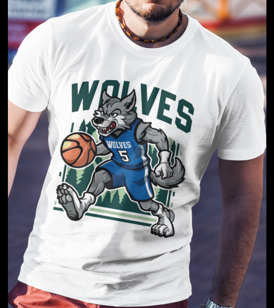 Wolves Basketball Vintage Minnesota Timberwolves T-Shirt